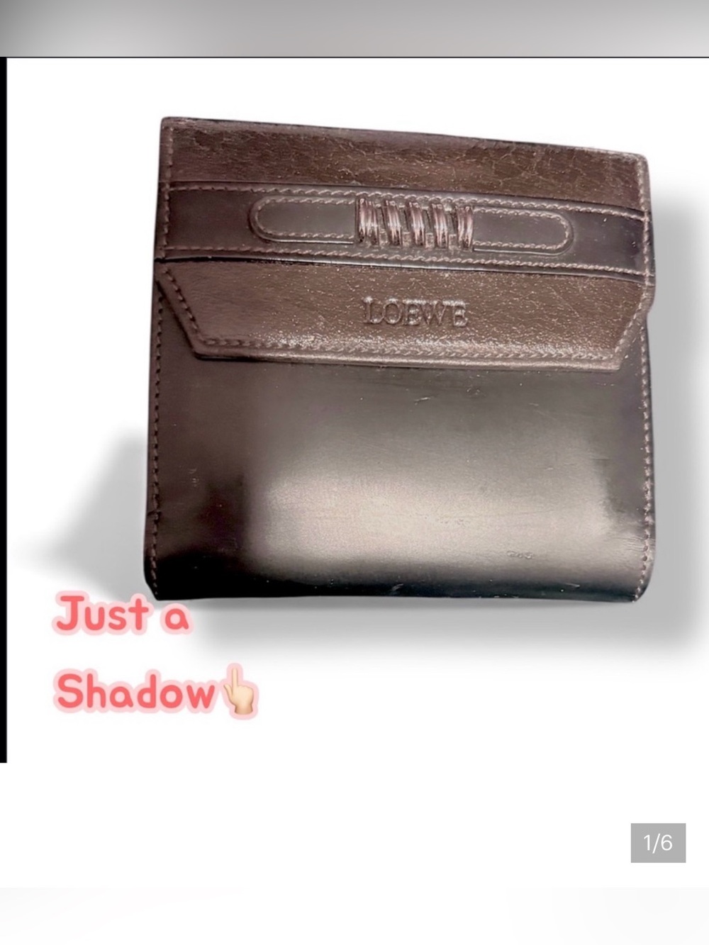 Loewe Black Leather Wallet